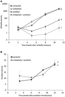 Tomato Inoculation With a Non-pathogenic Strain of Fusarium oxysporum Enhances Pest Control by Changing the Feeding Preference of an Omnivorous Predator